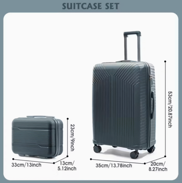 Pink Universal Wheel Travel Suitcase Set