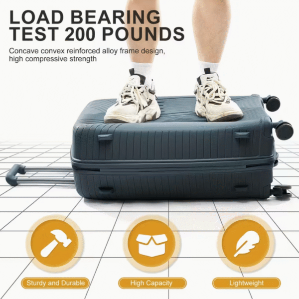 Pink Universal Wheel Travel Suitcase Set