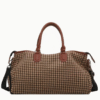 Large Capacity Houndstooth Travel Sports Bag