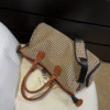 Large Capacity Houndstooth Travel Sports Bag