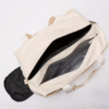 Cream Trendy Casual Dry and Wet Separation Travel Duffel Bag
