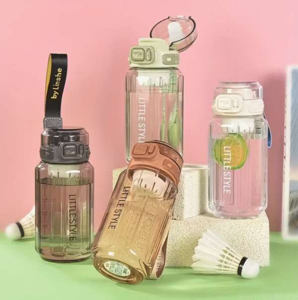 600ml White Large Capacity Fitness Outdoor Water Cup