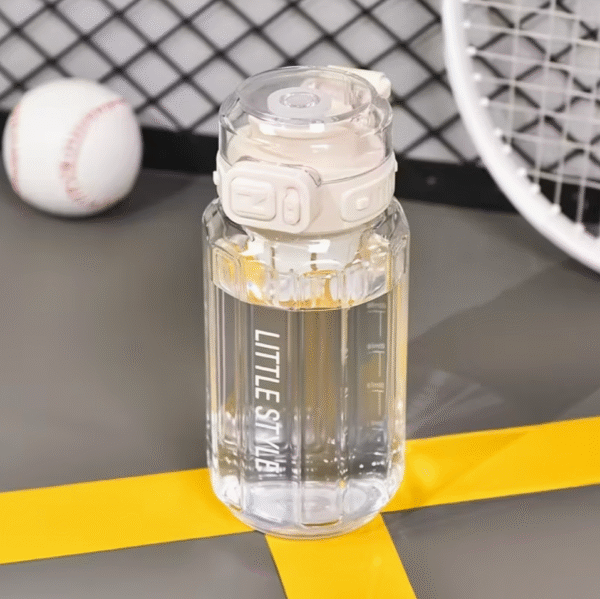 600ml White Large Capacity Fitness Outdoor Water Cup